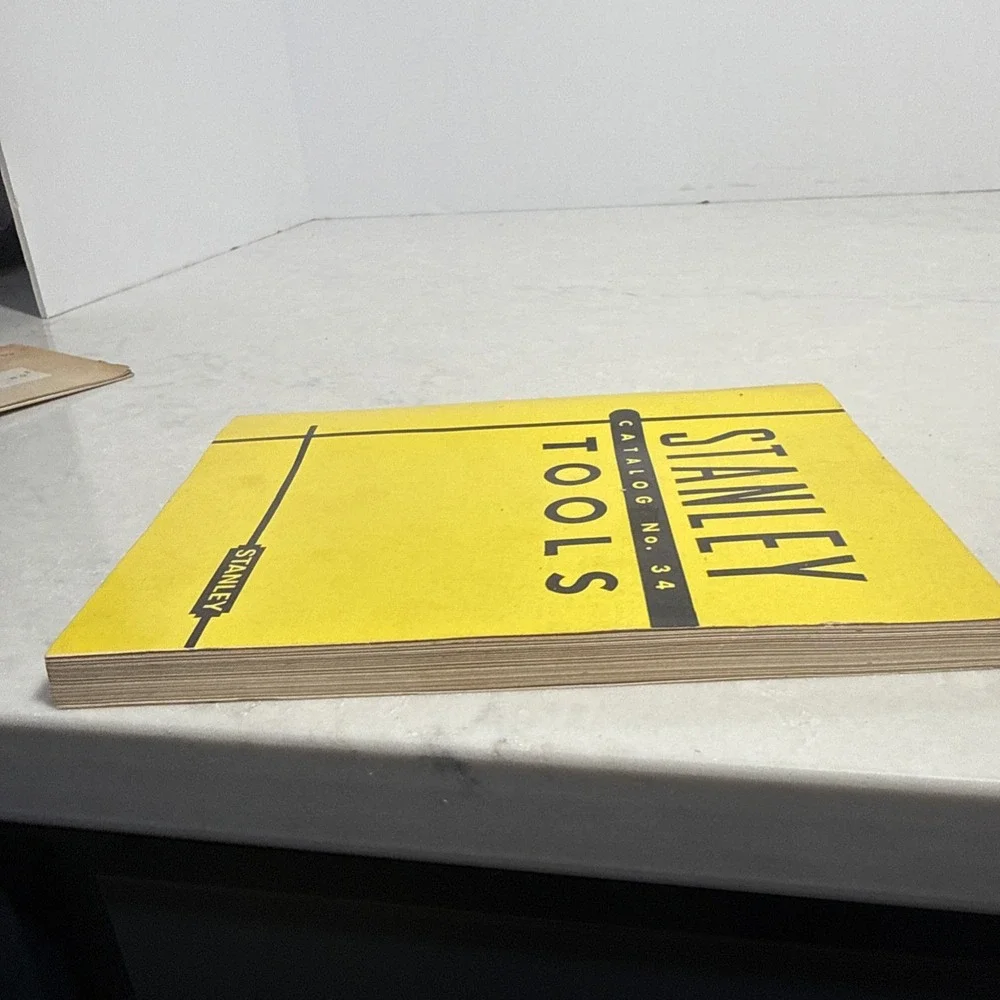 Stanley Tools Catalog No. 34 Vintage 1958 Edition PB Paperback EXCELLENT